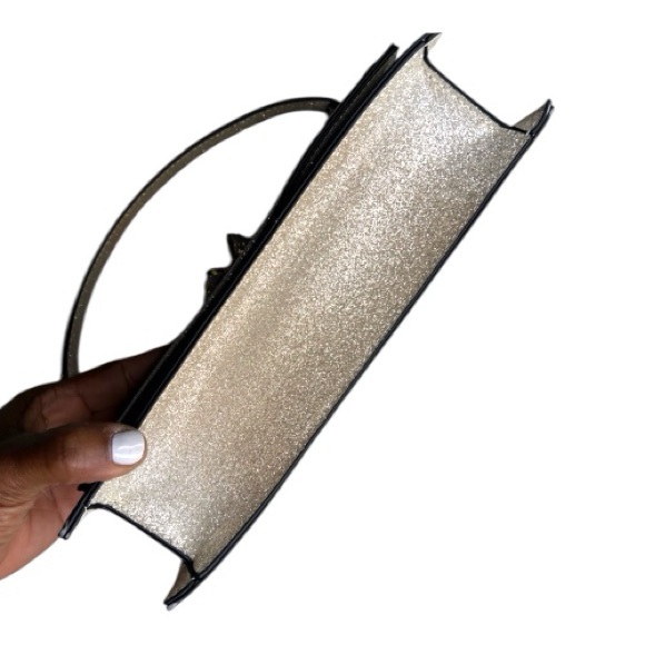 Aldo Elegant Glittery Handbag with Butterfly Accent - Picture 4 of 7